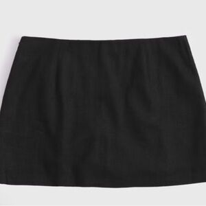 Abercrombie & Fitch Black Mini Skort